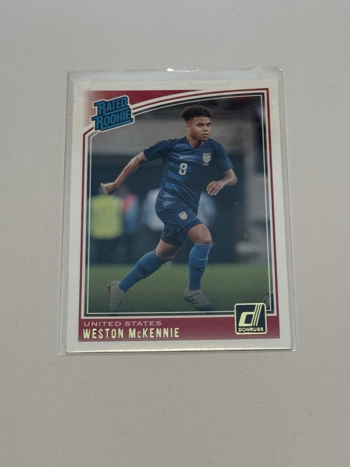 2018-19 Panini Donruss - Rated Rookie Weston McKennie #199 (RC)