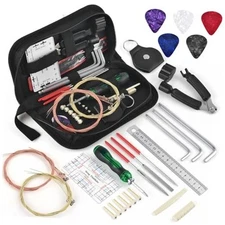 37Pcs Guitar Tools, Guitar Repaire Kit Care Tools with Carry Bag for Acoustic 