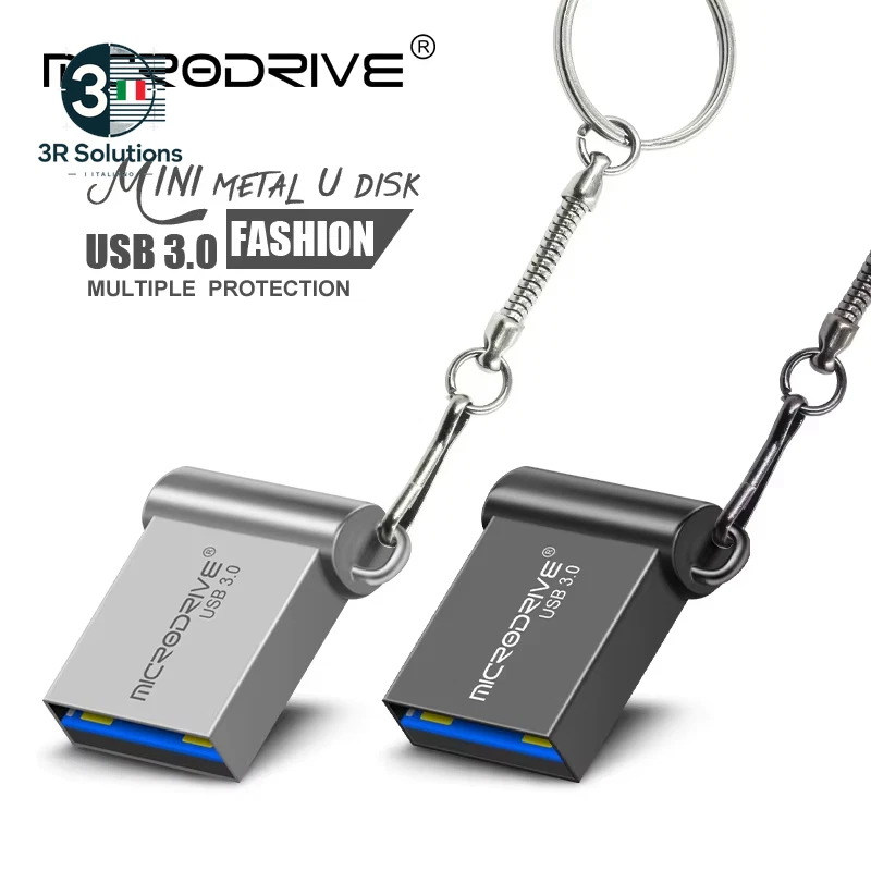 Chiavetta USB Ad Alta Velocità 3.0 Mini Flash Pendrive 128 GB 64 GB 32 GB 16 GB - Immagine 4 di 4