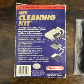 Nintendo NES Cleaning Kit &ndash; Control Deck Cleaner + Manual, Box, CIB, Manual