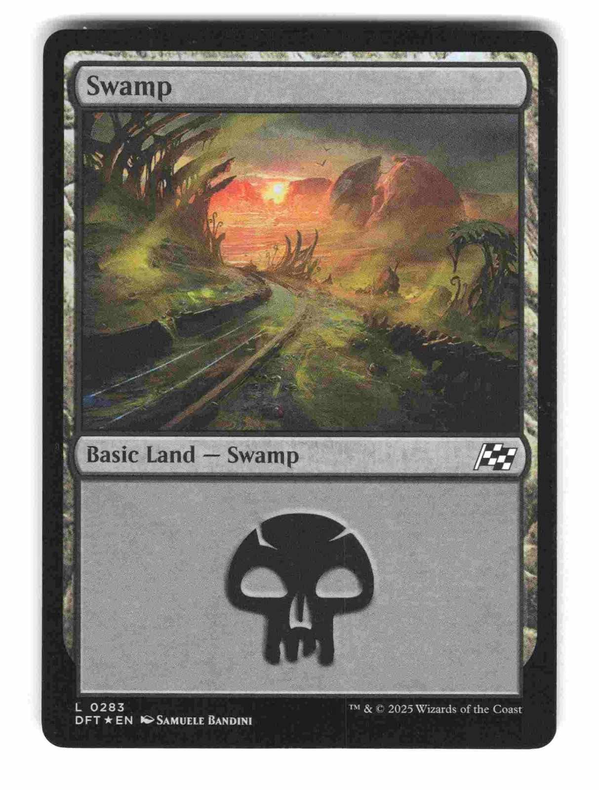 Swamp (0283) - 283 - Foil - NM - Aetherdrift - MTG