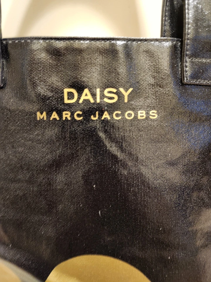 Marc Jacobs «DAISY» черный/золото с покрытием холст с подкладкой сумка с короткими ручками - Изображение 4 из 4