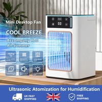 10L Portable Cooler Air Conditioning Unit Fan Humidifier With Remote Control UK