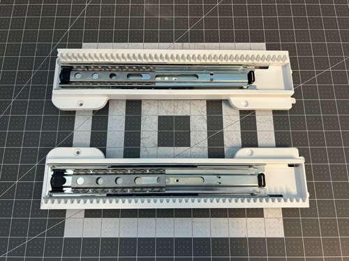 LG Refrigerator Drawer Guide Rails Assembly Set P# AEC73877601 AEC73877602