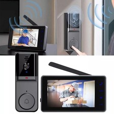 4.3 Inch Wireless Video Doorbell With Duplex Intercom And Touch Screen NEW