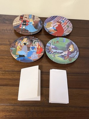 Vintage 1990 s Disney Sleeping Beauty Collectors Plates- All Have COA s