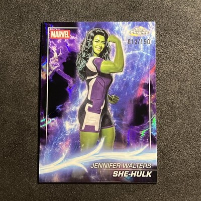 SHE HULK JENNIFER WALTERS Purple Agatha Lava 12/150 2025 Topps Chrome Marvel 137