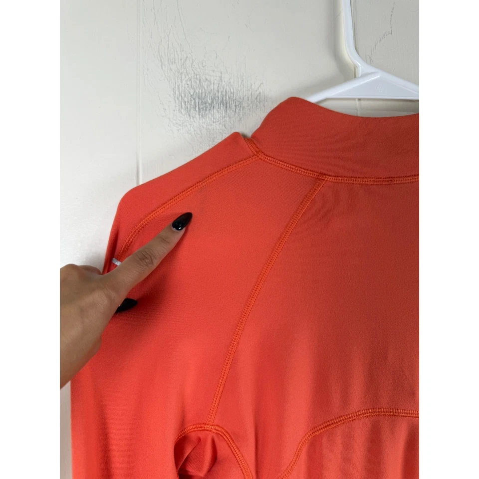 Lululemon its Rulu Run Zip Long Sleeve Thumbhole Athletic Top Women's Size 2 - Image 3 of 4