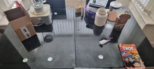 extending dining table and 6 chairs