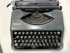 Vintage Hermes Baby Portable Typewriter Made in Switzerland thumbnail