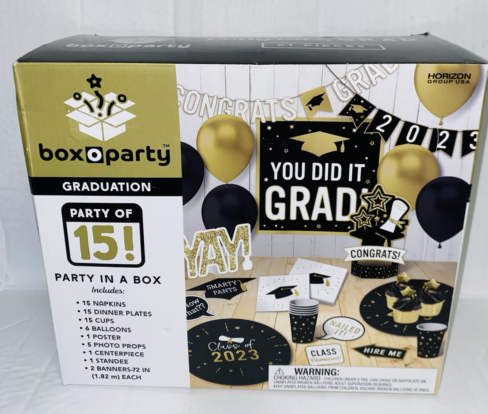 New Box O Party Graduation Party Set for 15