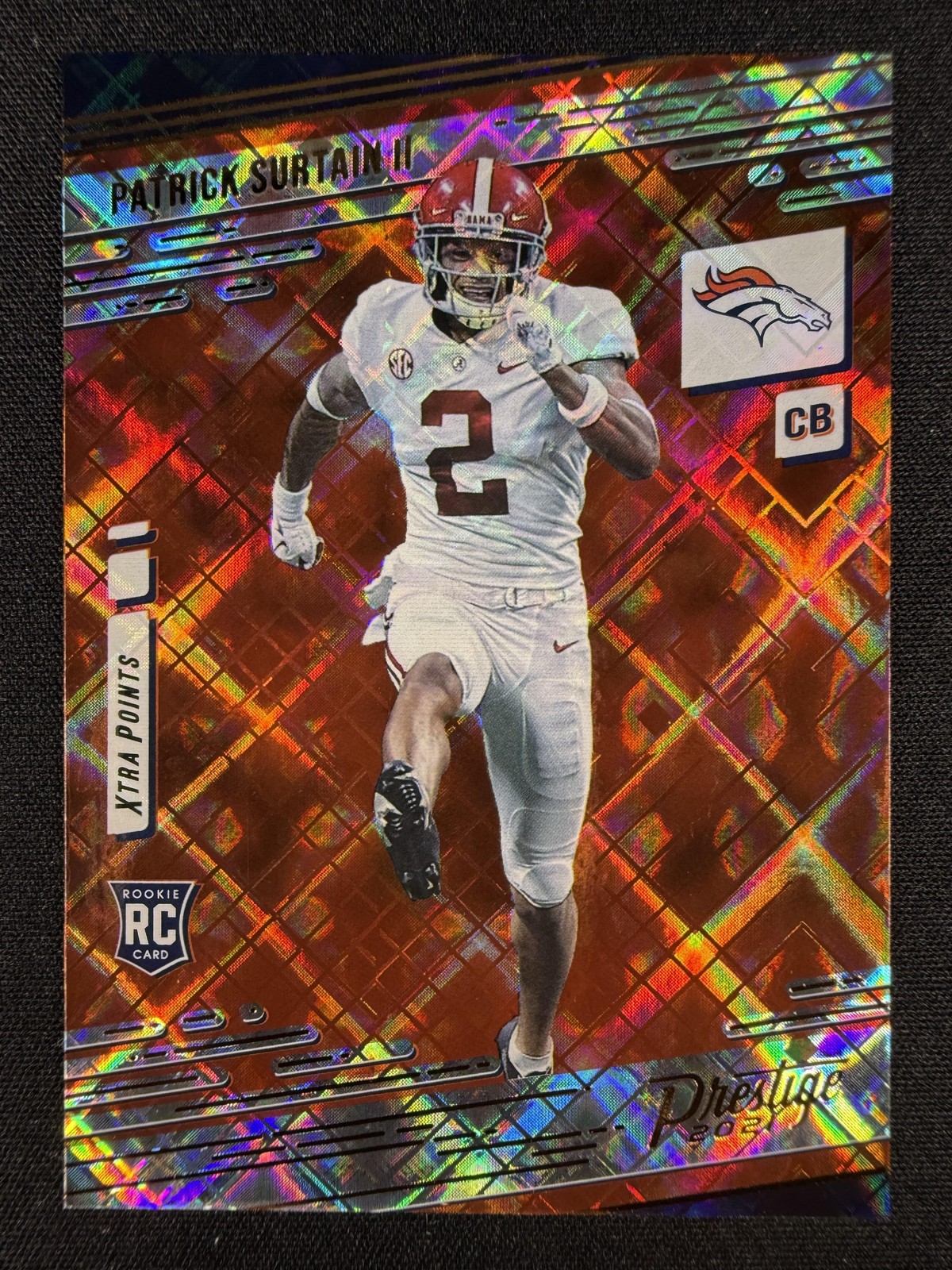 Patrick Surtain II Panini Prestige #245 Diamond Xtra Points