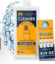 8 Uses Ice Machine Cleaner Maker Descaler, 32 FlOz Nickel Safe Ice Maker Cleaner