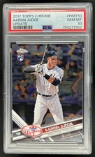 2017 Topps Chrome Update Aaron Judge Rookie RC #HMT50 Yankees PSA 10 GEM MINT