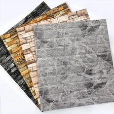 Hágalo usted mismo Papel Pintado Ladrillo 3D Autoadhesivo Espuma Pared Adhesivo Impermeable Panel Decoración