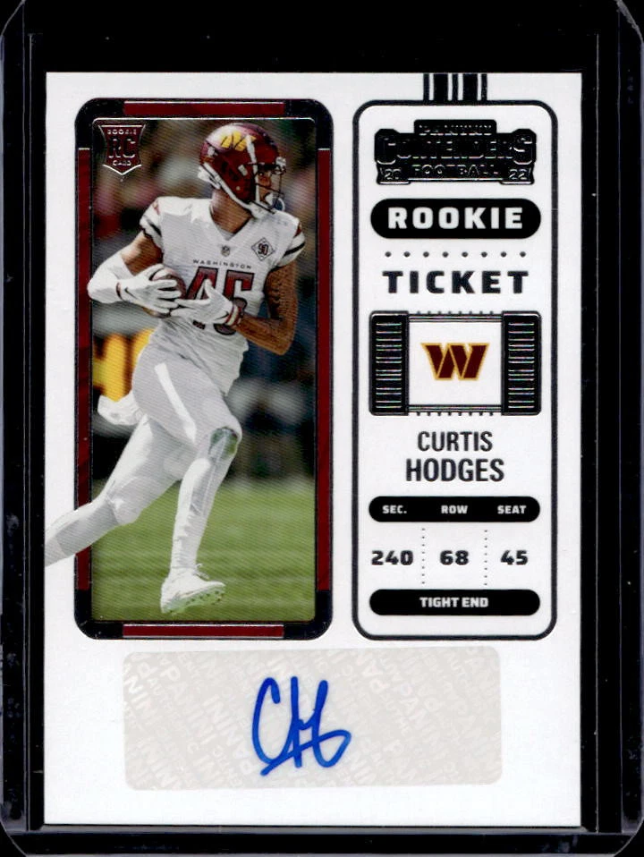 Curtis Hodges trading card