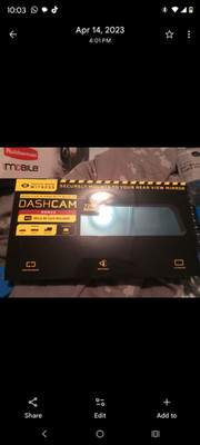 Dash camera new in the box with bonus sd card included