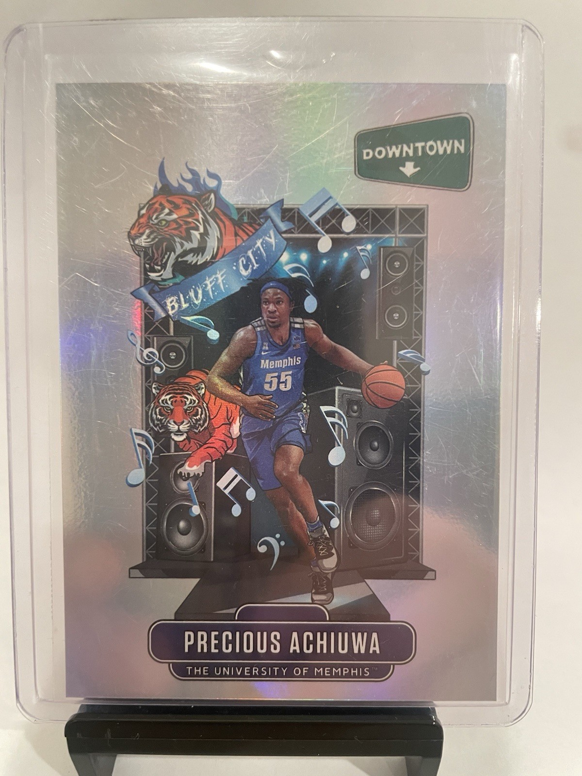 2020-21 Panini Prizm Draft Picks | Precious Achiuwa (RC) "DOWNTOWN" #D-14