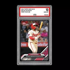 Graded 10 Willie Calhoun 2024 Topps Now #410 Multi HR Night Los Angeles Angels