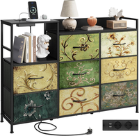 Kommode 8 Kommode Mit Schubladen,Stoffschubladen Mit AuszüGen,FüR Schlafzimmer,