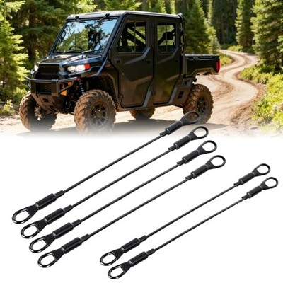 6 Pcs Extended Door Cables for Defender Max 2022-Present HD10 Full Doors,