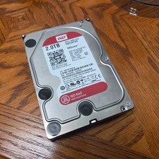 WD Red NAS 2TB WD20EFRX 3.5 SATA HDD *USED/WIPED*