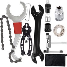 Bike Tool Kit,8 Professional Bicycle Repair Tools for Mountain Bike with 3-In-1