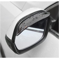 2 PCS Mirror Rain Visor Eyebrow Waterproof PVC Auto Exterior Rear View Mirror
