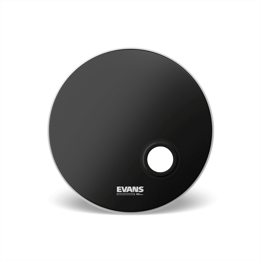Evans 24" EMAD Black Resonant Bass Drum Head