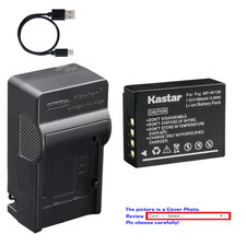 Kastar Battery AC USB-C Charger for Fujifilm HS30EXR HS50EXR X-PRO1 X-PRO2