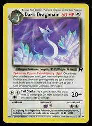 Dark Dragonair 33/82 Team Rocket Uncommon Pokémon Card