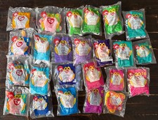 Lot-24 McDonald's TY Teenie Beanie Babies 1996 2000 Vntg Happy Meal Toys New