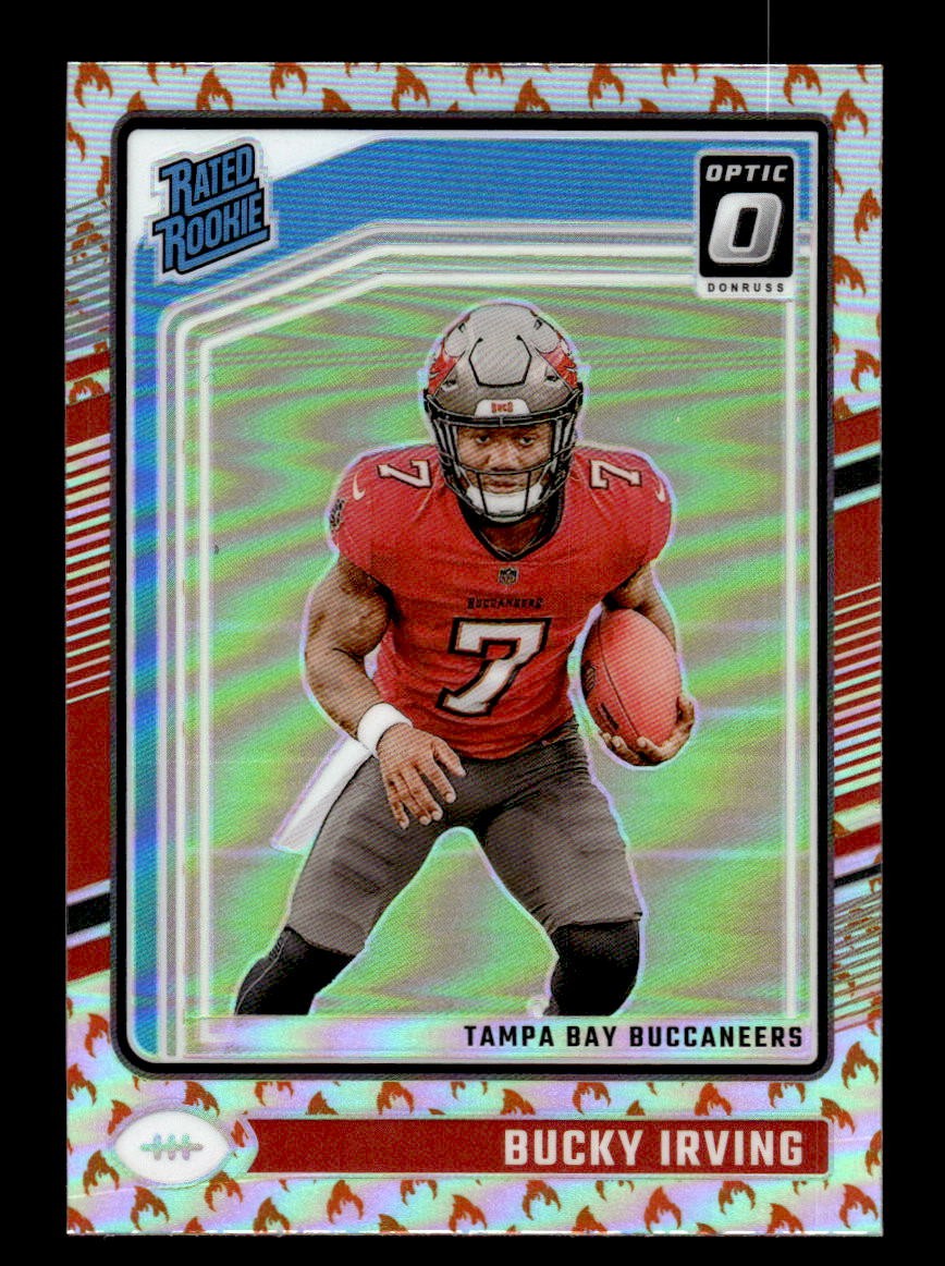 2024 Donruss Optic #216 Bucky Irving Fire