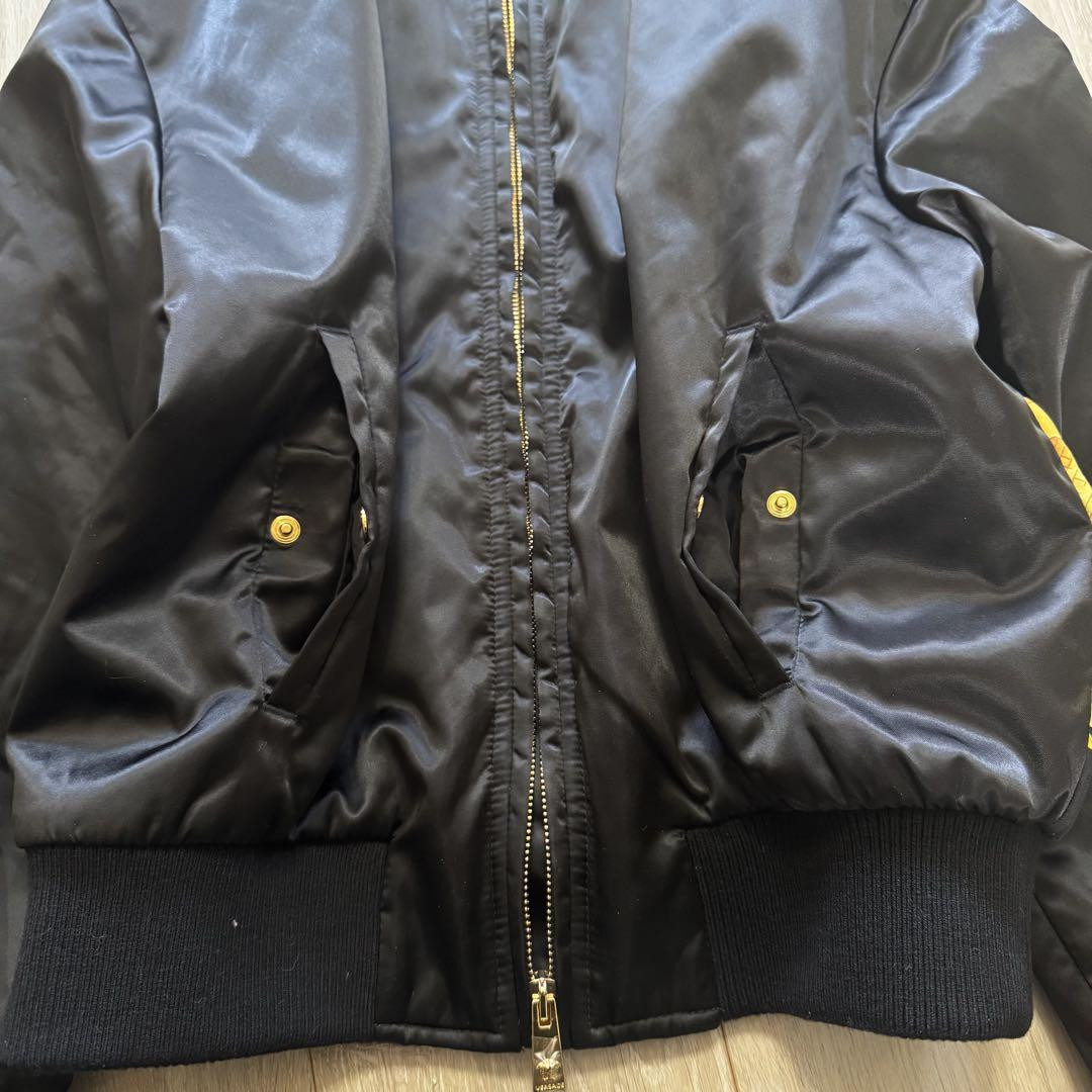 Versace Blouson Back Print Medusa Gold Baroque Jacket Men's