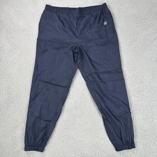 Vtg JC Penney USA Olympic Windbreaker Pants Men Large Blue Ankle Zip 90s Logo