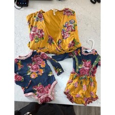 Matilda Jane Joanna Gaines Mommy and Me Floral Set Adult XS Infant 0-3m 3-6m