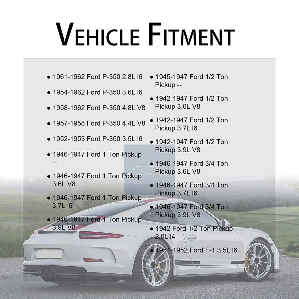 Гидравлический шланг заднего тормоза Sunsong для Ford F-3 1948-1952 Ford F-1 1948-1952 - Изображение 2 из 4