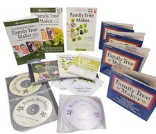 Family Tree Maker Software Bundle Over 60 Disks Various Years and Brands