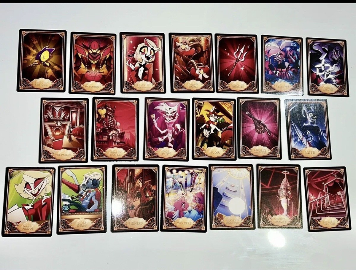 Hazbin Hotel ハズビンホテル トレカ S1 S2 ペンシャス セット 1ST EDITION ALL 20 FULL SET Hazbin Hotel Trading Cards Season 1