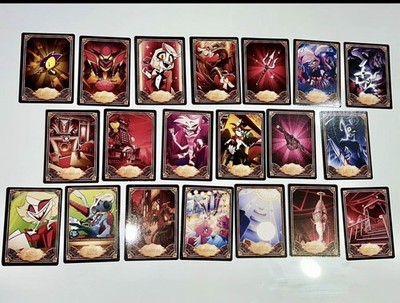 1ST EDITION ALL 20 FULL SET Hazbin Hotel Trading Cards Season 1