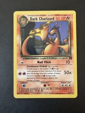 Dark Charizard 4/82 - ENG Vintage - Set Team Rocket - Pokémon État GOOD +