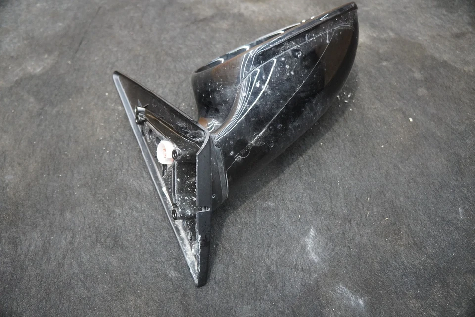 Conjunto de espejo retrovisor puerta pasajero derecho negro 99773162002 Porsche 911 997 2005-13 Foto 4 de 4