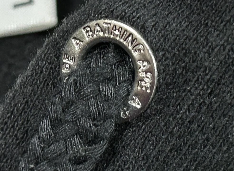 A BATHING APE (BAPE) Felpa con cappuccio Bape multistampa UOMO JP taglia L usata in buone condizioni nera