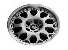 17 Bmw 525i Wheel Rim Factory Oem 59381 2001-2003 Machined Lip Silver