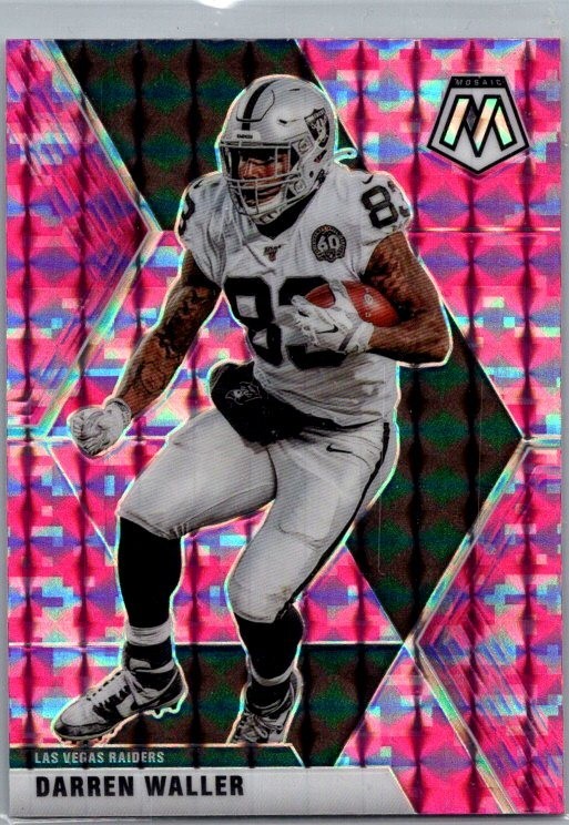 2020 Panini Mosaic - Darren Waller #109 Camo Pink Mosaic Prizm