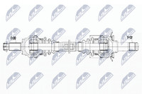 NTY Antriebswelle NPW-BM-042 FüR BMW 5Er Turismo F07 7Er F01 F02 F03 F04 6Er F12