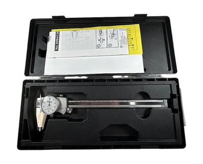 Mitutoyo 505-743JCAL 6in 0.001in Dial Caliper w/ Calibration