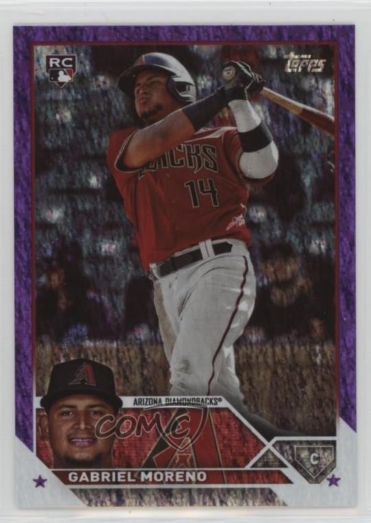 2023 Topps Update Purple Foil 144/799 Gabriel Moreno #US161 0sx8