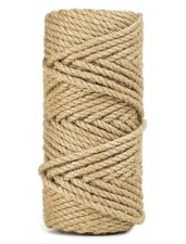100 Feet 5Mm Jute Twine, Heavy Duty Jute Rope, Natural Hemp Rope for DIY Arts Cr