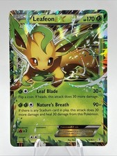 Leafeon EX 10/83 Generations Holo LP on eBay